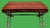 Vintage Rosewood Anglo Indian Military Campaign Trestle Writing Desk With Brass Inlay For Sale - Image 4 of 11