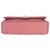 2010s Pink Quilted Lambskin Medium Classic Double Flap Bag For Sale - Image 5 of 9