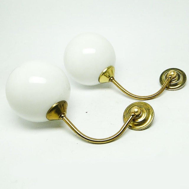 Art Deco Sconces, Poland, 1950s, Set of 2 For Sale - Image 9 of 9