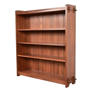 Stickley Mission Oak Arts & Crafts Bookcase For Sale