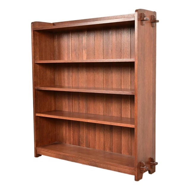Stickley Mission Oak Arts & Crafts Bookcase For Sale