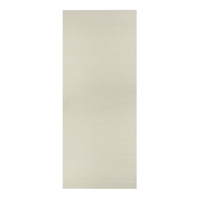 Rug & Kilim’s Modern Textural Rug in White Tones - 10x24 For Sale