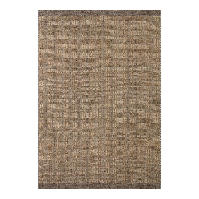 Jean Stoffer x Loloi Cornwall Mocha / Natural 9'-3" x 13' Area Rug For Sale
