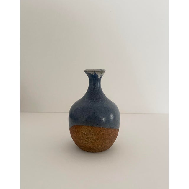 Mid-Century Modern Handcrafted Pottery Bud Vase For Sale - Image 3 of 5