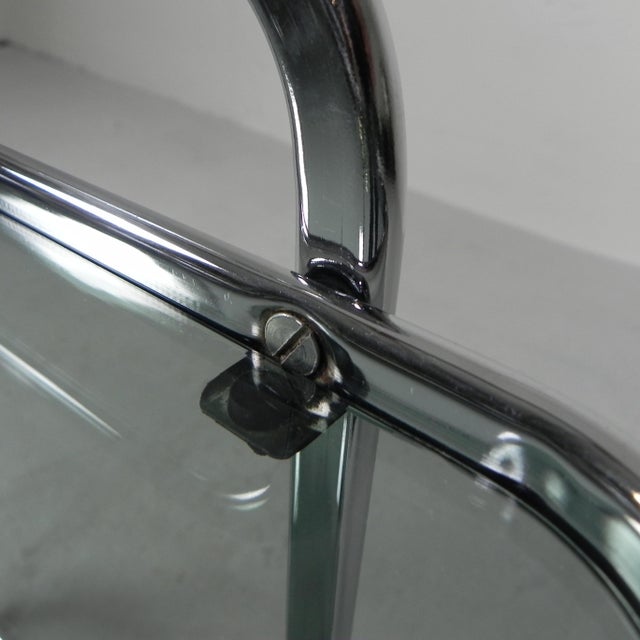 Vintage Chromed Serving Trolley, 1970s For Sale - Image 14 of 16