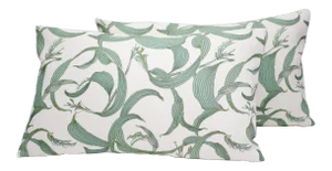 Isobel "Lilium" 20" X 12" Down/Feather Pillows - a Pair