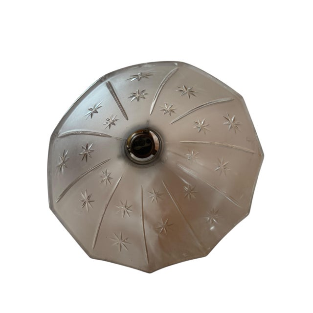 Rare Scalloped Starburst Wall Sconce Circa 1920’s For Sale In Los Angeles - Image 6 of 6