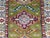 Olive Green, Red and Cream Kazak Wool Runner Rug, 2'11" X 9'9" For Sale - Image 9 of 18