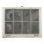 Hand Silvered Eight Pane Wood Reclaimed Window Mirror For Sale
