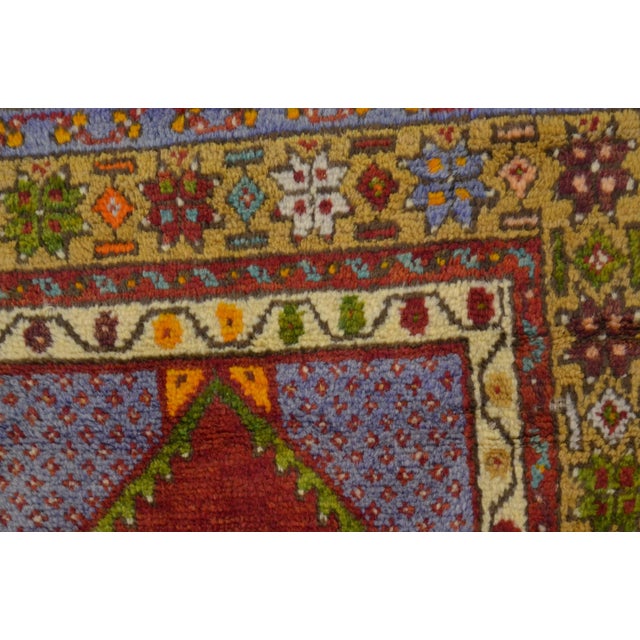 1960s Tribal Anatolian Wool Vintage Carpet For Sale - Image 10 of 11