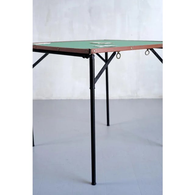 1950s French Game Table by Jacques Adnet, 1950 For Sale - Image 5 of 14