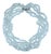 Three-Strand White Howlite Infinity Necklace by Aria Jewelry, 33 In. For Sale