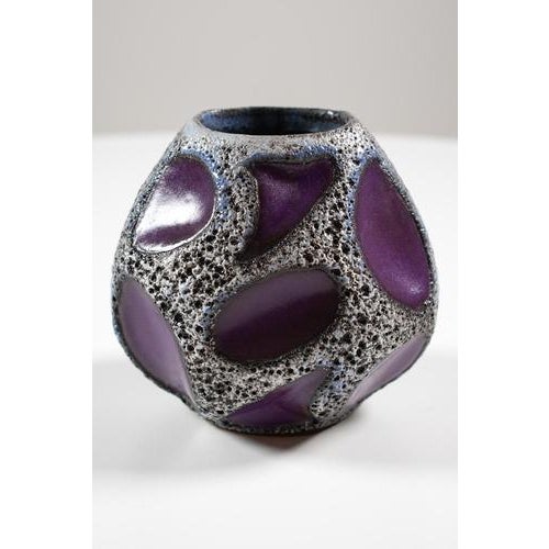 Ceramic West German Roth Asteroid Vase For Sale - Image 7 of 7