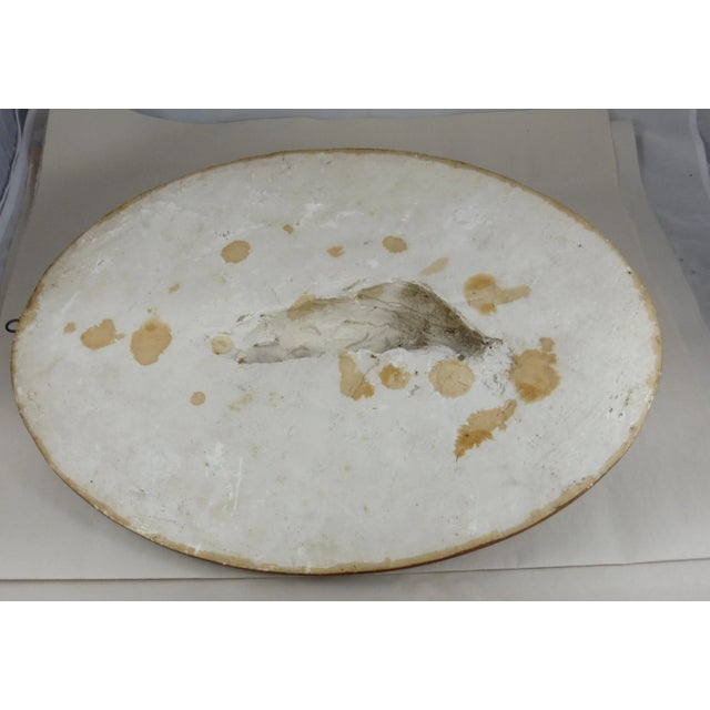 Antique Plaster Hare Plaque For Sale - Image 5 of 5