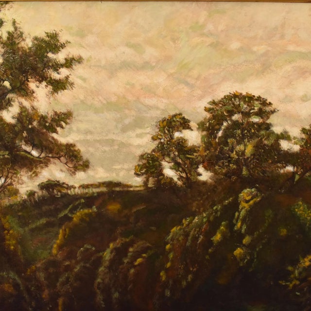 Van Campenhout, Landscape with Cows and Shepherds, Oil on Canvas For Sale - Image 7 of 11