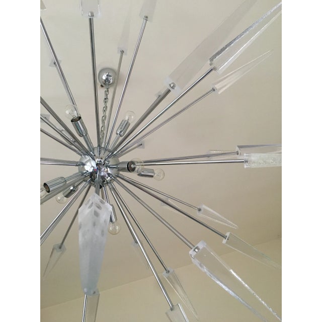 Mid-Century Modern Italian Murano Glass Sputnik Chandelier For Sale - Image 3 of 11