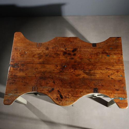 Industrial Table with Four Workstations For Sale - Image 15 of 16