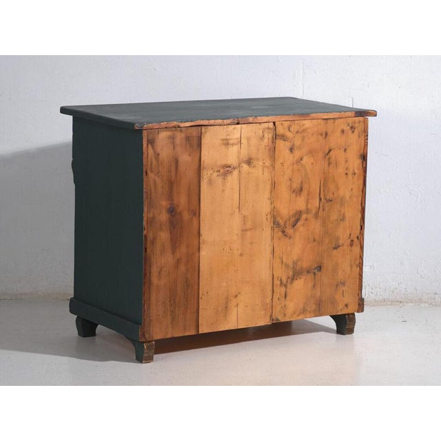Antique Green Chest of Drawers by Amaru For Sale - Image 9 of 11