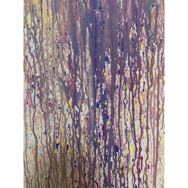 1960’s Abstract Drip Painting Large Scale For Sale - Image 4 of 9
