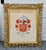 Wood Vintage Pair Framed Prints Coat of Arm Ornate Gold Gilt For Sale - Image 7 of 18