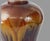 Ceramic Antique American Art Pottery Large 19” Vase Flambe Drip Luster Glaze Arts Crafts For Sale - Image 7 of 12