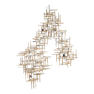 Marc Weinstein Postmodern Brutalist Brick Nail Sculpture For Sale