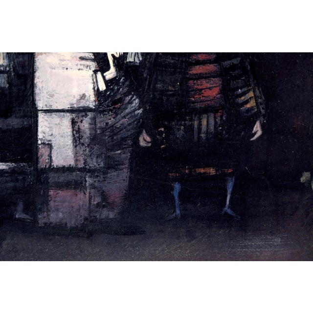 Untitled Mid-Century Painting - Group of Men by Antonio Rodriguez Luna For Sale - Image 4 of 7