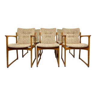 Mid-Century Modern Vamdrup Stolefabrik Teak Dining Chairs - Set of 6 For Sale