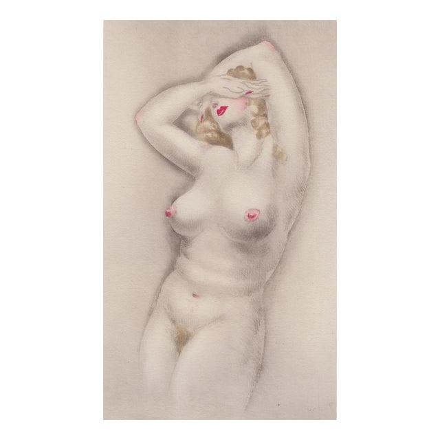 Louis Icart, Heavy Breasts from The Life of Breasts, Nude, Original Etching & Aquatint, 1945 For Sale