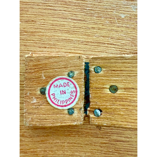 Vintage MCM Palm Beach Tony Duquette Style Handmade Seashell Wood Picture Frame For Sale In Miami - Image 6 of 12