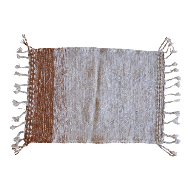 Small Moroccan Flatwoven Rug - 2.9 X 2.1 Ft For Sale