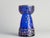Mid-Century Modern Cobalt Blue and Gold Glass Hyacinth Vase by Walther Glas, 1970s For Sale - Image 3 of 18