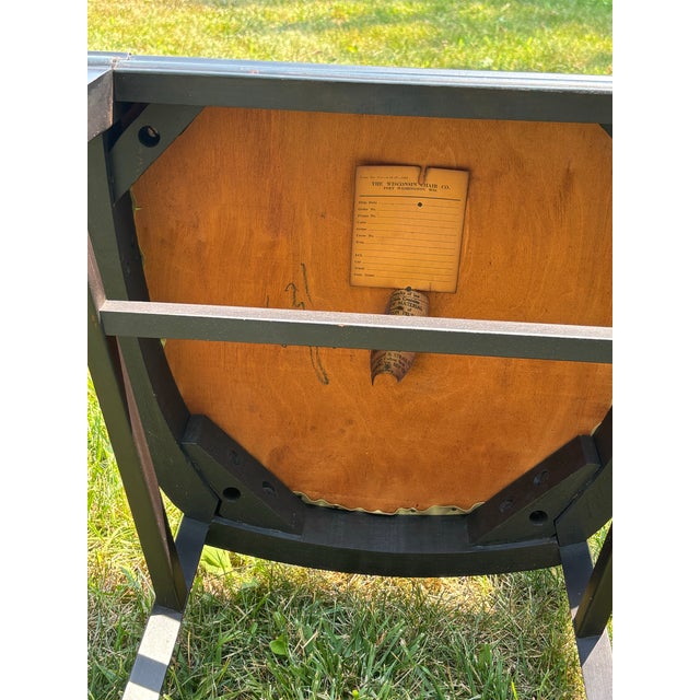 Vintage Wisconsin Chair Co. Dining Table + 6 Chairs – Made in Usa For Sale - Image 11 of 11