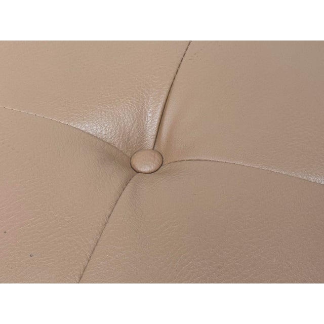 Tan Partner Furniture Storage Ottoman For Sale - Image 8 of 12