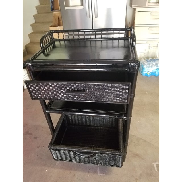 Vintage Rattan Bathroom Chairish