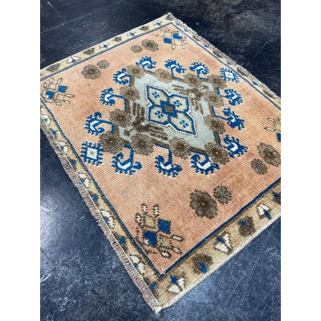 Early 21st Century Turkish Yastik Rug 2'1" x 1'7" For Sale - Image 5 of 5