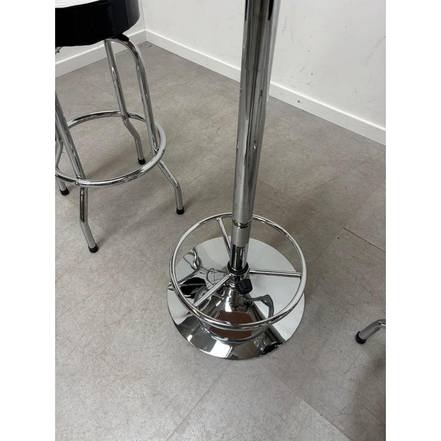 Fender Bar Table and Stools, Set of 3 For Sale - Image 5 of 6