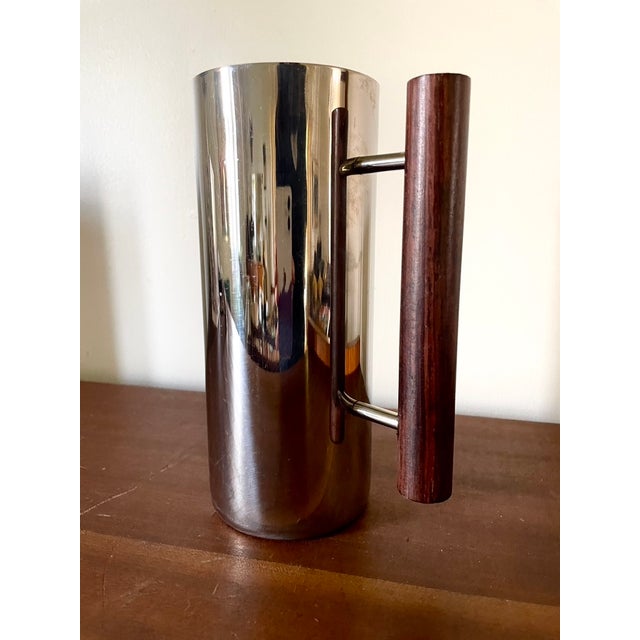 Teak and Stainless Steel Pitcher by Guy Degrenne, France, 1970s For Sale - Image 7 of 10