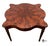 Wood Vintage Henredon Regency Style Flame Mahogany Scalloped Extension Dining Table For Sale - Image 7 of 12