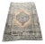 Turkish Tribal Floor Faded Oushak Rug - 3′8″ × 5′5″ For Sale