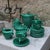 A complete glazed ceramic coffee service designed by the ceramist blanche letalle for the saint-clément factory in france...