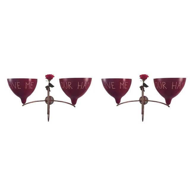 Italian Sconces, 2000s, Set of 2 For Sale - Image 9 of 11
