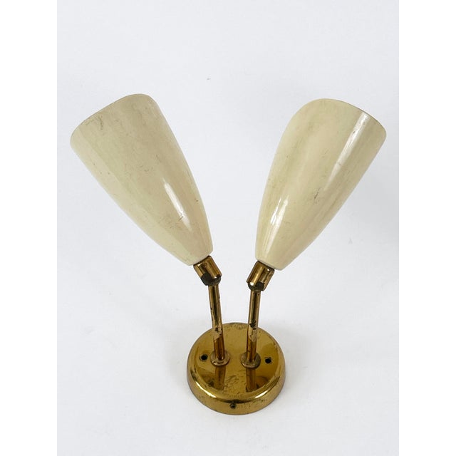 Mid-Century Modern Wall Lamps, Italy, 1950s, Set of 2 For Sale - Image 9 of 18