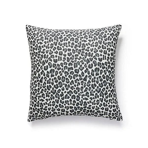 Traditional The House of Scalamandré Backyard Bengal Outdoor Pillow, Slate For Sale - Image 3 of 3