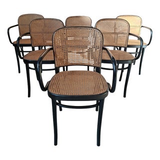Model 811 Prague Armchairs, 1990s, Set of 6 For Sale