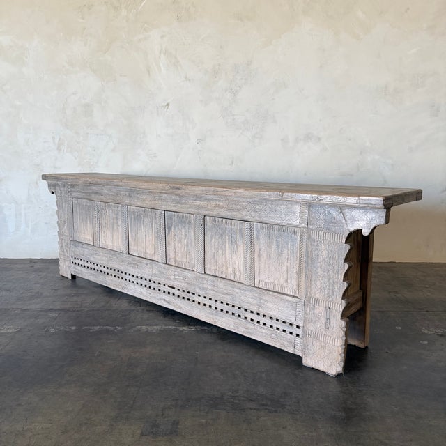 Vintage Reclaimed Fir 6 Door Cabinet C. 1920 For Sale - Image 4 of 14