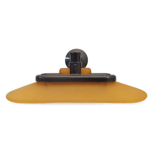 Yellow Glass and Metal Jill Wall Sconce by Perry King, Santiago Miranda and Gianluigi Arnaldi for Arteluce, 1980s For Sale - Image 9 of 12