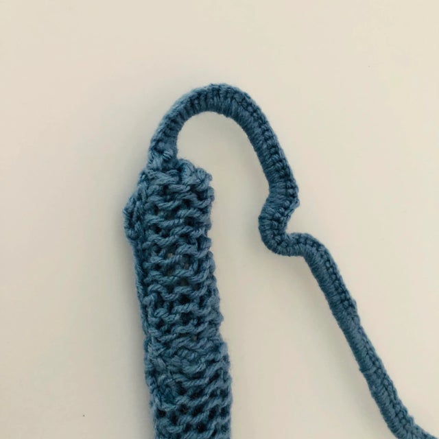 Contemporary Handmade Knitted Clothes Hanger For Sale - Image 3 of 4