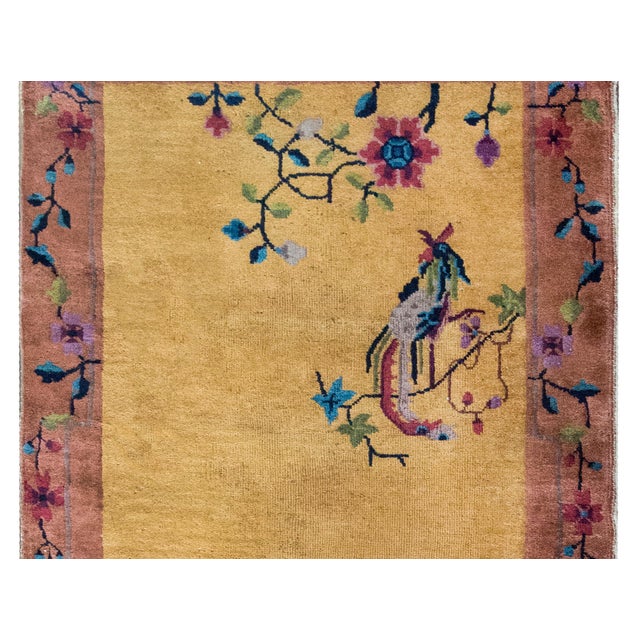 Art Deco Early 20th Century Chinese Art Deco Rug For Sale - Image 3 of 17