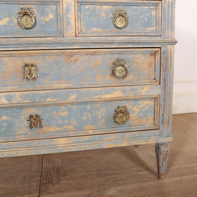 French Painted Commode, 1890s For Sale - Image 5 of 14